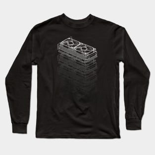 Graphics card for pc gamer and tech nerd Long Sleeve T-Shirt